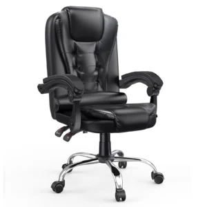 PU Leather Ergonomic Office Chair with Adjustable Height